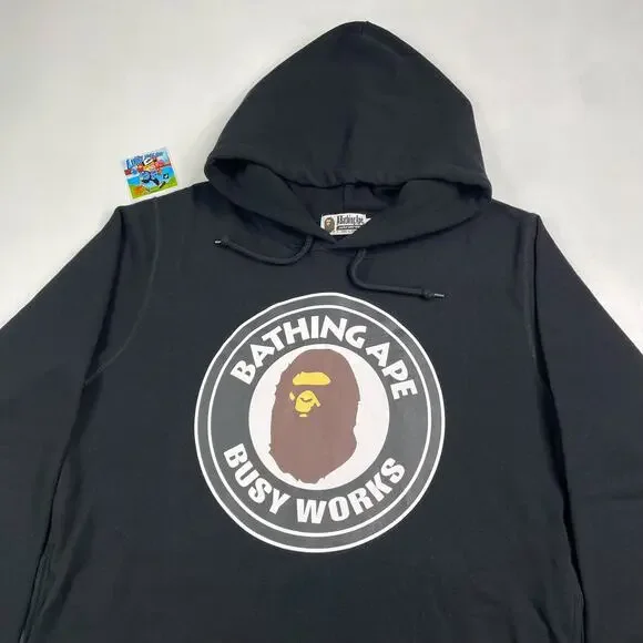 BAPE Busy Works Hoodie - Size XL